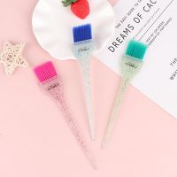 ✳ Professional Hair Dye Brush Plastic Crystal Hair Coloring Applicator Brush Hair Comb Barber Tools Salon Hair Styling Accessories