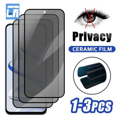 Privacy Ceramic Soft Film For Honor X9 X8A X7 X6 X5 X40i X30 Max 80 GT 70 Magic 4 Lite 50 SE V30 Pro Anti-Spy Screen Protector Drills Drivers