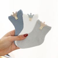 ✱☁  3Pairs/set Baby Girls Boys Socks Newborn Summer Mesh Thin Infant Socks for Girls Cotton Solid Casual Toddler Sock Age for 0-5Y