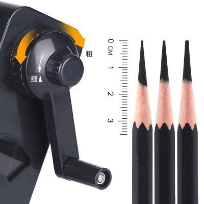 Sketching Pencil Sharpener Hand Crank With Container Professional Painting Tools Artist Stationery School Supplies