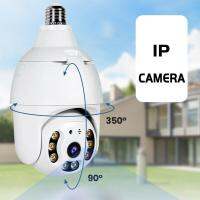 New HD 1080P Smart Bulb Camera 360° Security Camera w/2.4GHz 5G WiFi Dual Band Wireless WiFi Bulb Camera Motion Detection