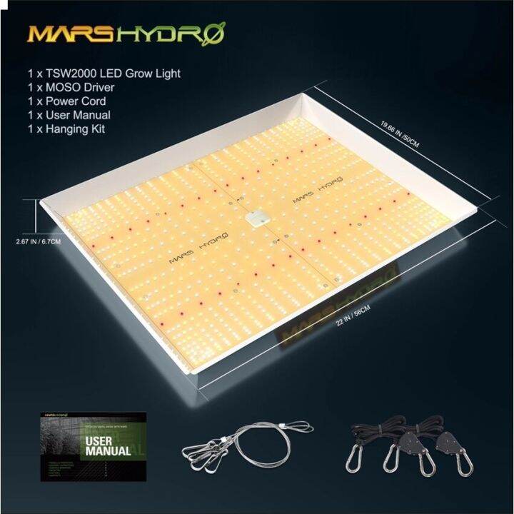 ready-stock-ส่งฟรี-mars-hydro-tsw2000-300w-ไฟปลูกต้นไม้-full-spectrum-with-ir-marshydro-grow-light-ไฟปลูกมีบริการเก็บเงินปลายทาง