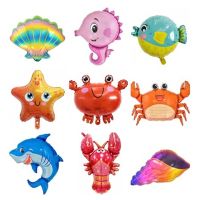 1pcs Octopus Fish Lobster Ocean Animals Foil Balloons Air Filled Globos Baby Shower Sea Theme Birthday Party Decor Gifts Balloons