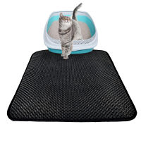 Cat Litter Mat Waterproof EVA Double Layer Cat Litter Trapping Litter Box Mat Clean Pad Products For Cats Accessories
