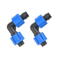 【YF】❅♕∈  16mm Irrigation Drip Tape Elbow Lock Knee Saving Pipe Joint 1Pcs