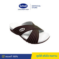 Scholl รองเท้าสกอลล์-ดูราเฟล็ค คลอส Duraflex Cross รองเท้าแตะสวม ผู้หญิง รองเท้าสุขภาพ Comfort Sandal เบา ทนทาน