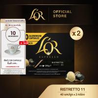 [Online Exclusive] LOR Espresso Ristretto Intensity 11 (40 Capsules) กาแฟ ลอร์ กาแฟแคปซูล ความเข้ม ระดับ 11 (40 แคปซูล) (2 กล่อง)