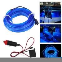 [ANYA Auto Parts] นีออนแบบยืดหยุ่นภายในรถบรรยากาศไฟ LED Strip สำหรับ Peugeot 206 307 406 407 207 208 308 508 2008 3008 4008 6008 301 408