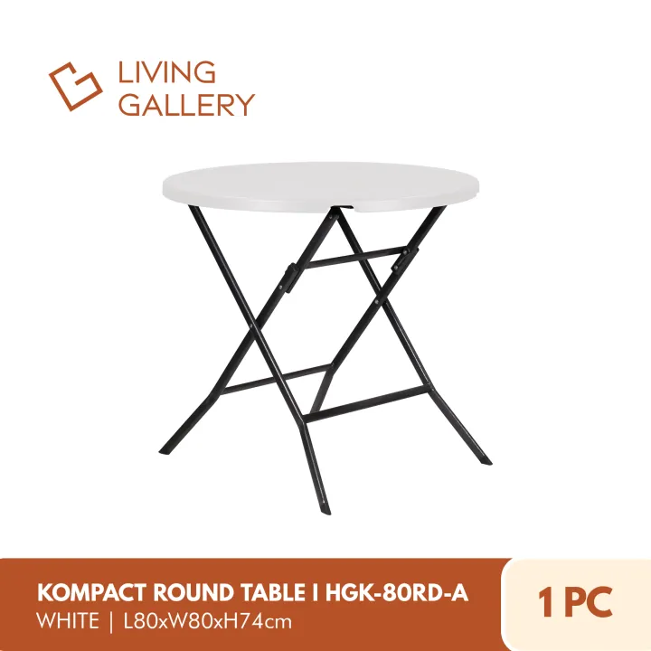 Living Gallery Kompact Foldable Round Table Commercial Grade