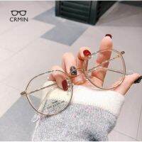 Fashion anti-blue and anti-radiation glasses metal frame for women