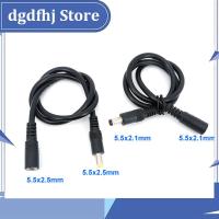 Dgdfhj Shop 7A 12v DC male to female power supply Extension connector Cable Plug Cord wire Adapter for led strip camera 5.5X2.1mm 5.5x2.5mm