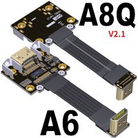 Type A-A 24P HD 2.1 Male to Female Flat Ribbon Extension Cables 4K/144Hz FPC FPV GPU HD V2.1 Audio amp;Video Extender w Re-Driver IC