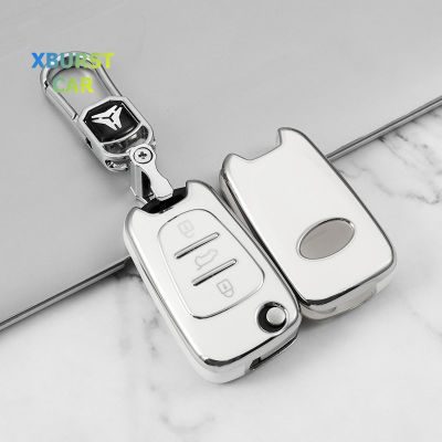 TPU รถ SHELL FOB พวงกุญแจสำหรับ Hyundai I20 I30 elant ฝาครอบ veracruz Veloster Kia Rio K7 K5 Sportage sort entent Key Case
