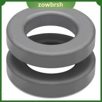 ZOWBRSH 2Pcs 61x35x12.7mm แหวนเฟอร์ไรต์ สีดำสีดำ เหล็กแกนทอรอยด์ ใช้งานได้จริง หม้อแปลงไฟฟ้า ตัวกรอง emi/rfi