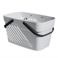 Portable Shower Storage Basket Bathroom Shower Gel Shampoo Bath Baskets Home Desktop Makeup Tools Organizer Basket Accessories