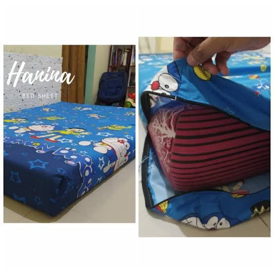 BISA COD) SPREI KASUR RESLETING UKURAN 80X200, 90X200, 100X200, 120X200,  140X200, 160X200, 180X200