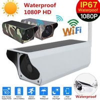 กล้องวงจรปิด SOLAR OUTDOOR HD WIFI 2MP 1080P Home Surveillance Camera with Night Vision Solar Charging Unplugged 2-Way Audio Wireless WiFi Network Mobile Phone Remote Monitoring 2MP Solar Power IP Outdoor IP67 Waterproof Camera