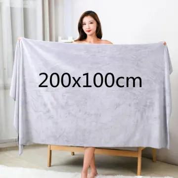 120X200cm bath towel, extra-large microfiber bath towel, thick