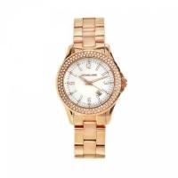 นาฬิกาผู้หญิง MICHAEL KORS Madison Glitz Rose Gold Tone Analog Ladies Watch MK5403