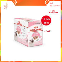 ?จัดส่งฟรี [ยกกล่อง 12 ซอง] Royal Canin Kitten Pouch Loaf อาหารเปียกลูกแมว อายุ 4-12 เดือน จัดส่งฟรี ✨