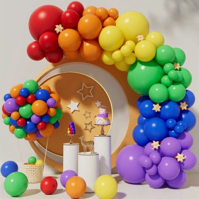 【CC】 Colorful Garland Arch Multicolor Ballons Decoration Wedding Birthday Kid Baby Shower Favor