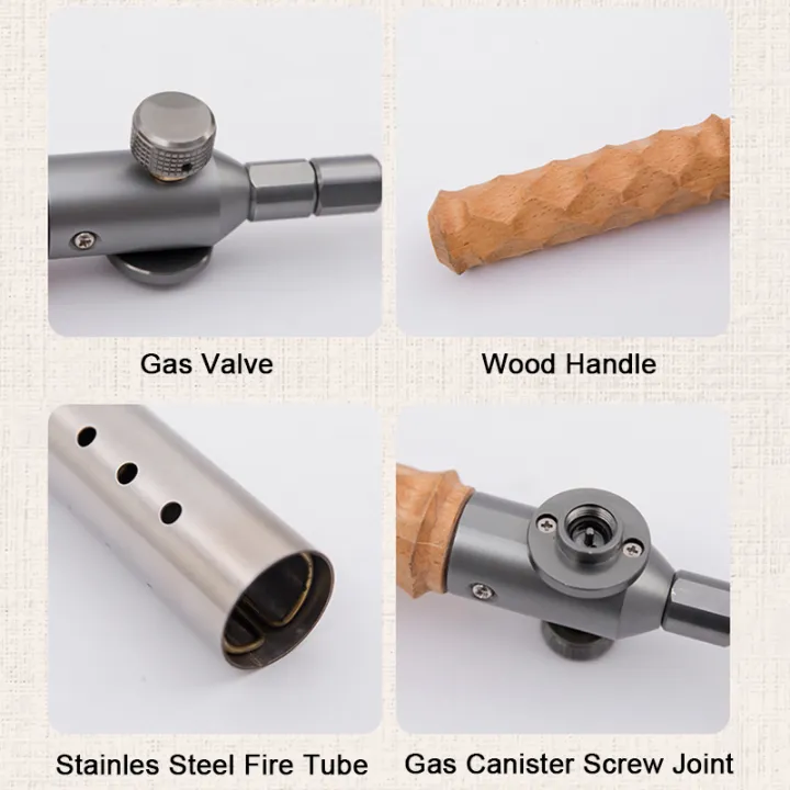 กำจัดวัชพืชไฟเครื่องหญ้าเตา-blowtorch-อเนกประสงค์ก๊าซไฟฉายค่ายพ่นไฟ