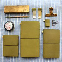 Fromthenon Travellers Notebook Olive Green Leather Planner 2022 Cowhide Note For Midori Diary Traveler Personal Journal