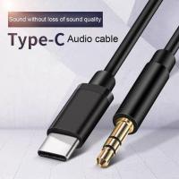 Aux Audio Cable Type-C USB-C to 3.5mm Male Audio Jack AUX Cable Adaptor Wire Line for Xioami Huawei Accessories Cables Converters