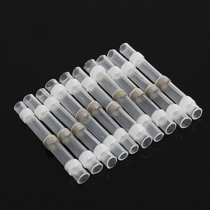 50pcs-white-solder-seal-sleeve-splice-terminals-heat-shrink-connectors-waterproof-insulated-crimp-terminal-electrical-circuitry-parts