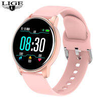 LIGE 2020 New Full Touch Ms Watch Women men Waterproof Sport for AndroidiPhone Call information Bluetooth watch for woman mens