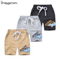 1-7Y Children Clothing Cotton Summer Baby Shorts Cartoon Shark Boys Girls Casual Trousers Kids Fashion Baby Bottom