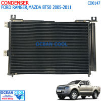 แผงแอร์ ฟอร์ด เรนเจอร์ 2004 - 2011 มาสด้า ไฟเตอร์ 2004 - 2005 บีที50 2006 - 2011 CD0147 CONDENSER FOR Ford Ranger Mazda Fighter BT-50  คอยล์ร้อน