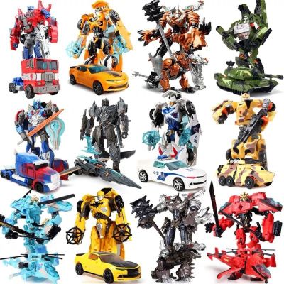 ZZOOI Classic Transformation Toys Robot Car Deformation Dinosaur Action Figure Collection Model with Best Gifts Kids