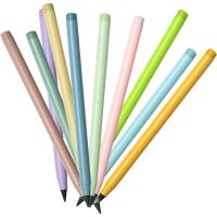 ▣❃┋ 10 Pcs Eternal Calligraphy Pencils Forever Reusable Kids Non Sharpening Sketching Color Mechanical Pencils Inkless Light