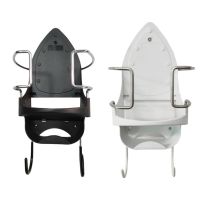 【HOT】✌▣❖  Ironing Board Holder Easily Mount Resistant with Removable Hooks Iron Hanger Wall Mounted for Room Cabinet