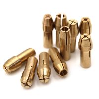 HH-DDPJ10pcs/lot Drill Chucks Adapter 0.5mm-3.2mm For Dremel Mini Drill Chucks Chuck Adapter Micro Collet Brass For Power Rotary Tool