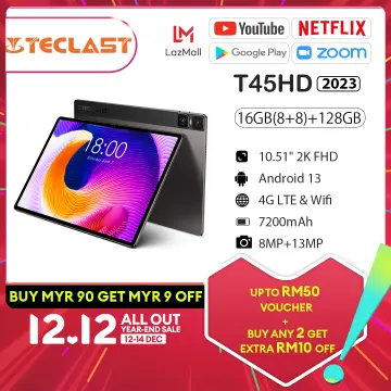 Tablette Teclast T45HD, modèle 2023, Android 13, RAM 16go, ROM