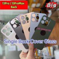 เคสสำหรับ iPhone ฝาครอบแบตเตอรี่ประตูหลังขนาดใหญ่รูกล้องรูเข็ม13 13 Pro Max ฝาหลังพร้อมโลโก้ซ่อมแซมชิ้นส่วน LHG3764