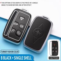 fvdbsdv TPU Car Key Case Cover For Land Rover Range Rover Sport Discovery 3 4 Elander 2 Evoque Accessories Holder Shell Keychain