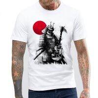 Fashion Japanese Warrior T-shirt Mens Cool Hipster O-neck Short Sleeve Men Funny Casual Tee Shirt Harajuku Camise Male Clothing