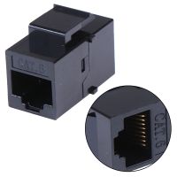 【Direct-sales】 CAT6ผ่านเครือข่าย RJ45เชื่อมต่อข้อมูลซ็อกเก็ตคอมพิวเตอร์ข้อต่อสายเคเบิลอะแดปเตอร์อีเทอร์เน็ต Keystone Jack