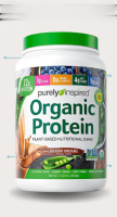 Purely Inspired Organic Protein Powder, Vegan ProteinPowderforWomen &amp; Men, Pea Protein Powder, Chocolate Protein