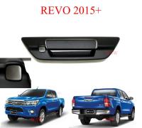 ครอบมือเปิดท้ายสีดำดาน Toyota Hilux Revo Rocco 2015-2019 มีรูกล้อง ครอบมือเปิดฝาท้าย ครอบมือเปิดฝากระบะท้าย สีดำด้าน ดำด้าน โตโยต้า ไฮลักซ์ รีโว่ ร๊อคโค 15 16 17 18 19 ราคาส่ง ราคาถูก