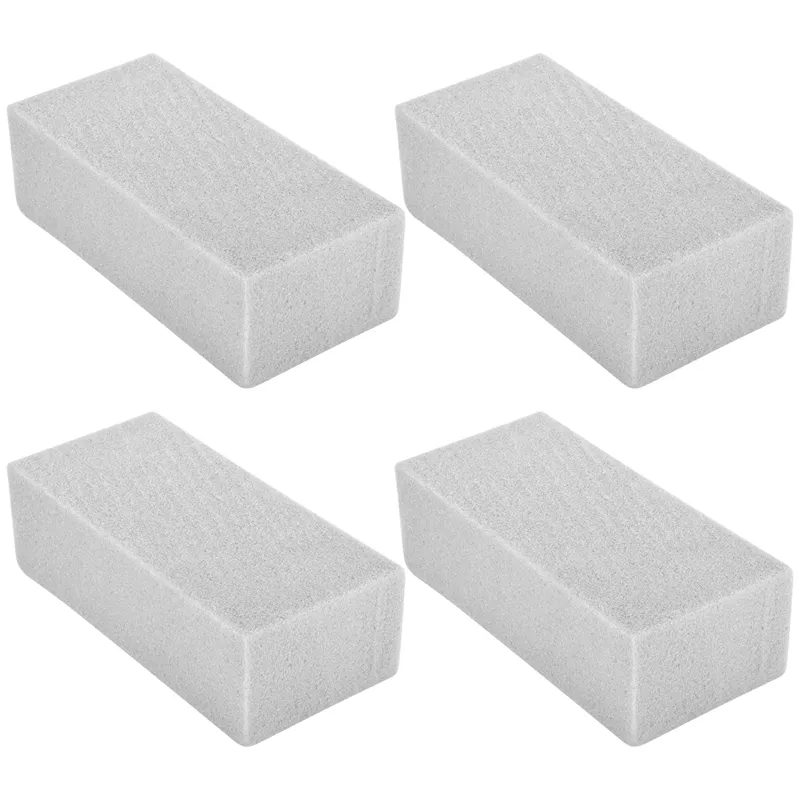 4Pcs Dry Floral Foam for Artificial Flowers Wet Floral Foam Bricks Grey Florist  Blocks for Flower Arrangement