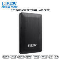 KESU ฮาร์ดไดรฟ์ภายนอก2.5 "; HDD 320Gb500Gb1Tb2Tb USB3.0ที่เก็บฮาร์ดดิสก์ภายนอกเข้ากันได้สำหรับเดสก์ท็อปแล็ปท็อป