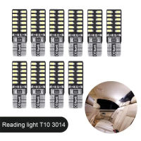 10ชิ้นหลอดไฟ T10 Canbus 194 501 W5W เครื่องมือ LED สำหรับภายในรถยนต์สำหรับรถยนต์ไดโอดรถยนต์โคมไฟกว้างรถยนต์12V