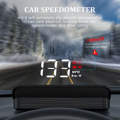 WYING OBD2อัตโนมัติ GPS Head-Up Display Auto Electronics HUD Projector แสดงผล Digital Car Speedometer อุปกรณ์เสริมสำหรับรถยนต์ทั้งหมด