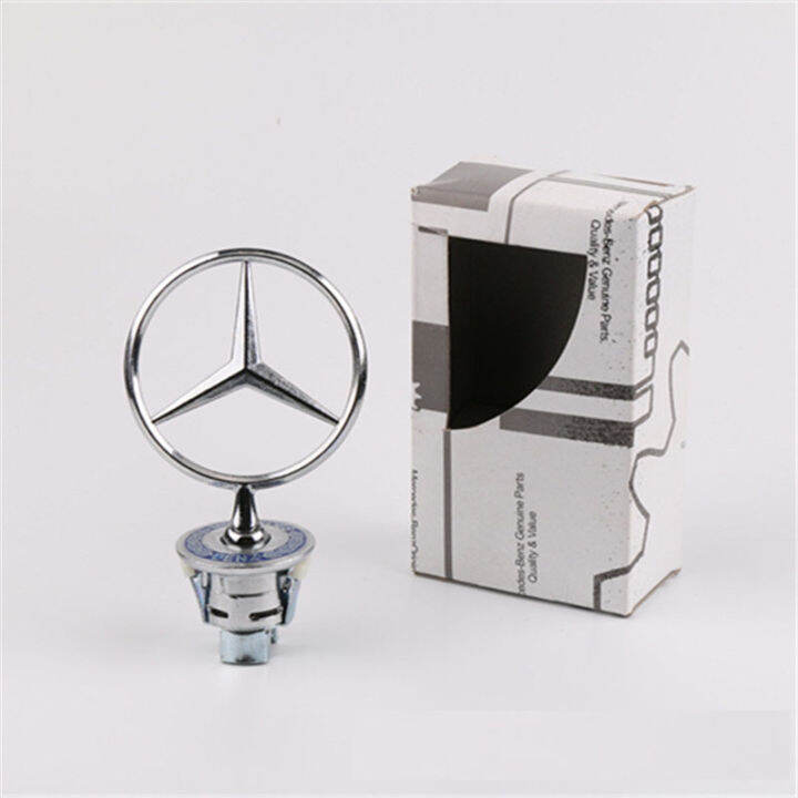 Chrome 3D Zinc Alloy Car Front Cover Logo for Mercedes Benz W204 W210 ...