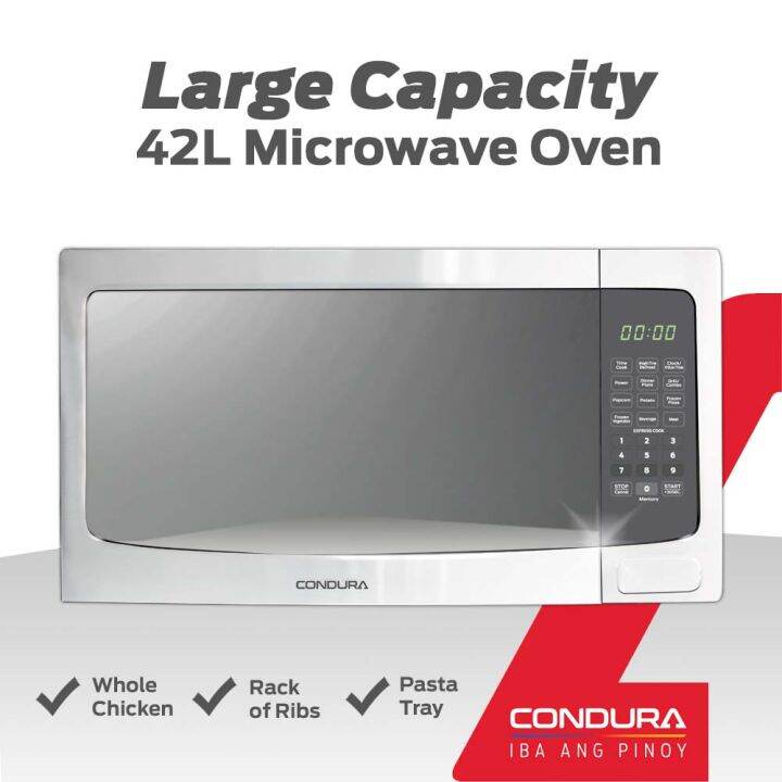 Condura Large Capacity 42L Microwave Oven with Griller Function Lazada PH