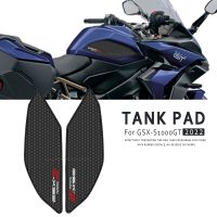 №☇□ For Suzuki GSX-S1000GT GSX-S 1000 GT 2022 Motorcycle accessories Non-Slip Side Fuel Tank Stickers Pad Rubber Sticker